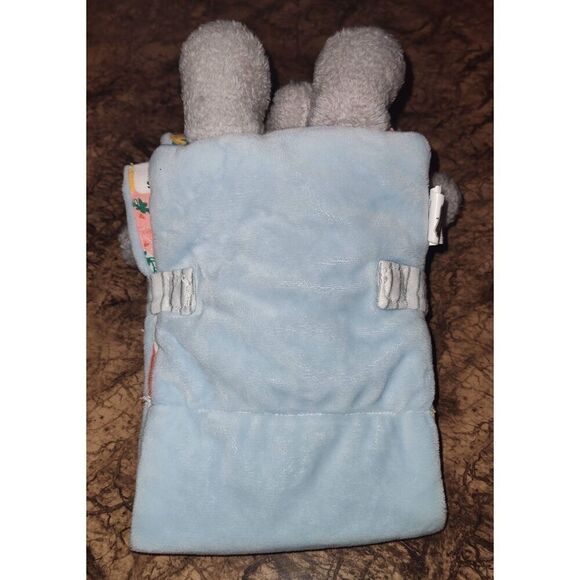 Mud Pie Plush Reading Pal Grey Elephant MudPie Grey Plush Elephant Folding Fabri - Picture 7 of 10